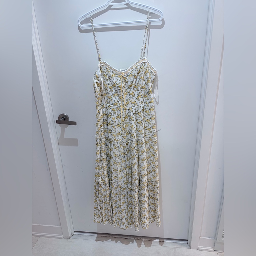 Trixxi Yellow Floral Maxi Dress